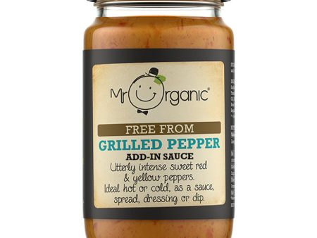 Mr Organic - Free From - Grilled Pepper Add-In Sauce - 190gr Online Sale