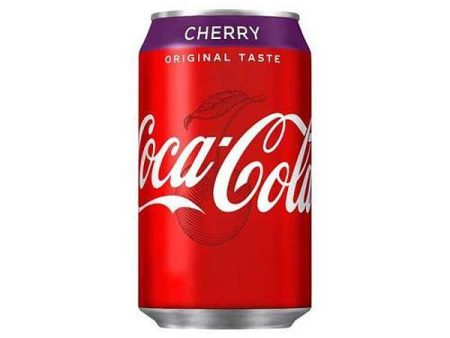 Coca Cola - Cherry Coke - 330ml   500ml Hot on Sale