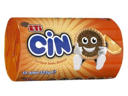 Eti Cin Orange Biscuits x13 - 325gr For Sale