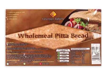 Leichester Bakery Wholemeal Pitta Bread - Pack of 6 Online Hot Sale