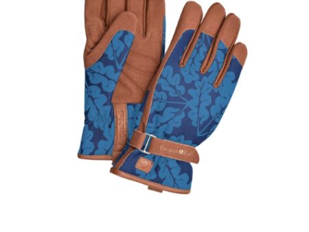 Burgon & Ball Gardening Glove - Oak Leaf Navy S M Online now