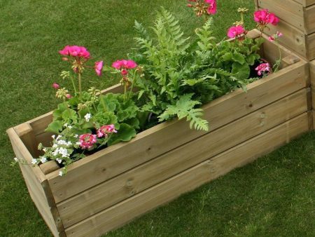 Hutton Rectangular Planter LARGE Fashion