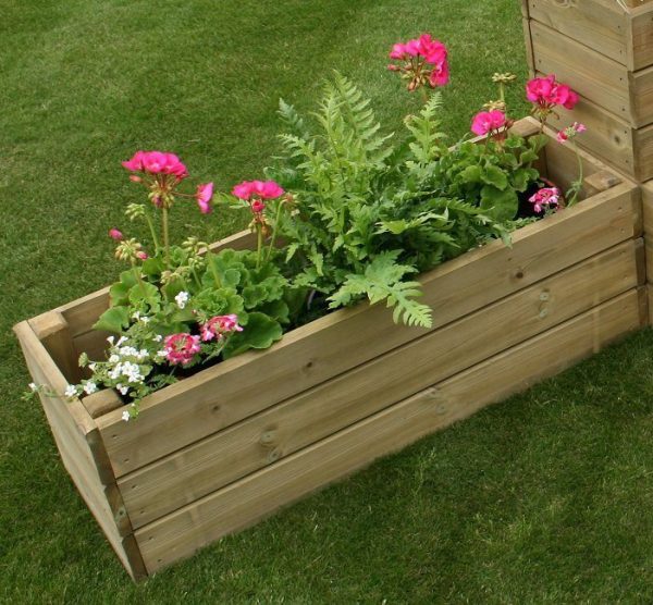 Hutton Rectangular Planter LARGE Fashion