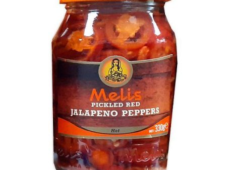 Melis Pickled Red Jalapeno Peppers - 330gr Supply