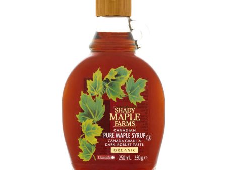 Shady Maple Farms Pure Maple Organic Syrup 250ml   330gr on Sale