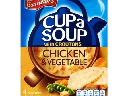 Batchelors Cup a Soup - Chicken and Vegetable Soup with Croutons - 110gr Discount