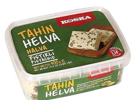 Koska Tahini Halva with Pistachio - Fıstıklı Tahin Helvası 400gr Sale