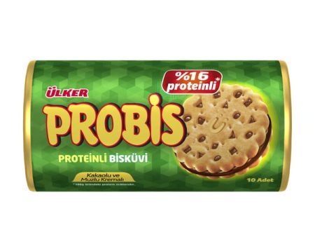 Ülker Probis Biscuits with Cocoa & Banana Cream x 10 - 280gr Online Sale