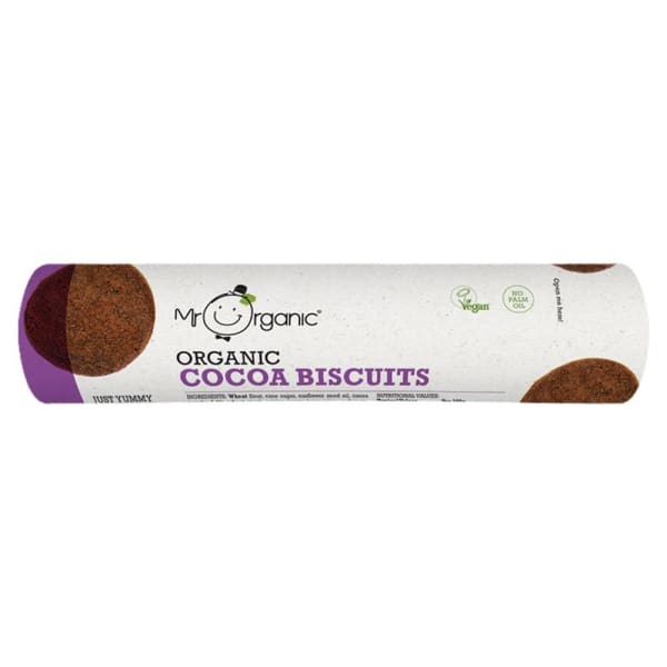 Mr Organic Organic Cocoa Biscuits 250gr Hot on Sale