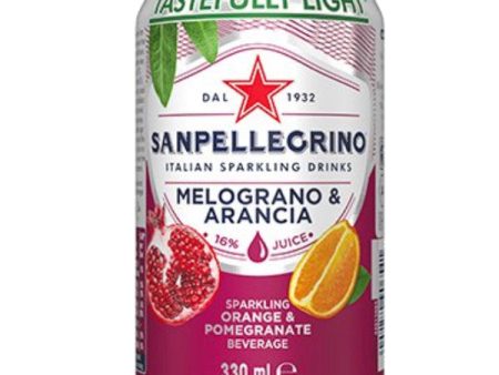 Sanpellegrino Melograno & Arancia Drink - Can 330ml Supply