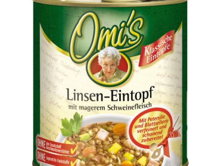 Omi s Lentil Soup - 800gr Sale