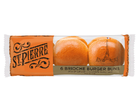 ST Pierre 6 Brioche Burger Buns Online Sale