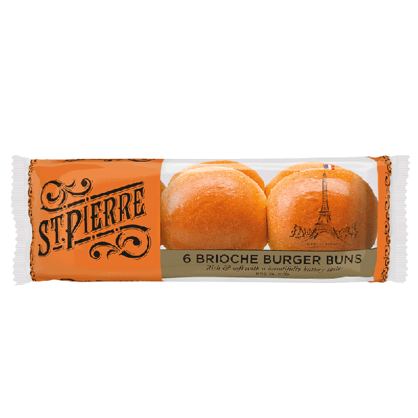 ST Pierre 6 Brioche Burger Buns Online Sale