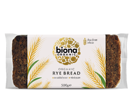 Biona Organic Rye Bread Wheat free 500gr Hot on Sale