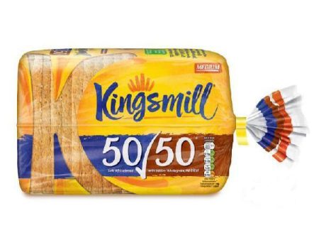 Kingsmill 50 50 Wholegrain Medium Bread - 800gr Discount