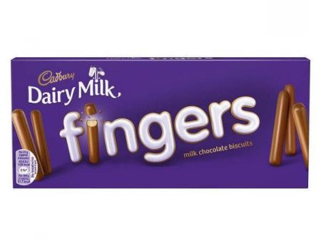 Cadbury Dairy Milk Fingers Box 114gr Supply