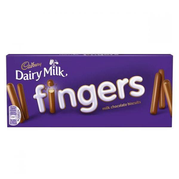 Cadbury Dairy Milk Fingers Box 114gr Supply