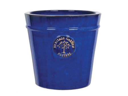 Woodlodge Blue Heritage Pot 20cm For Cheap