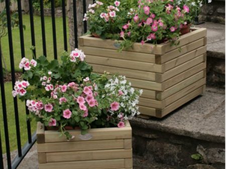 Hutton Square Planter SMALL Hot on Sale