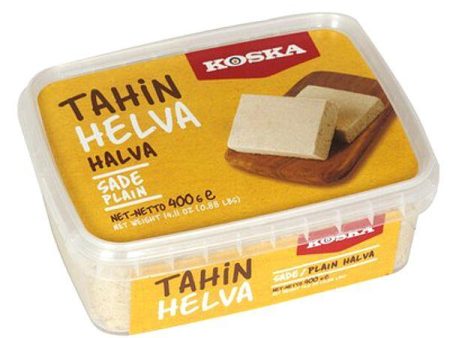 Koska Tahini Halva Plain - Sade Tahin Helvası 400gr For Discount