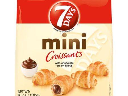 7 Days Double Mini Chocolate Filling Croissants - 185gr Sale