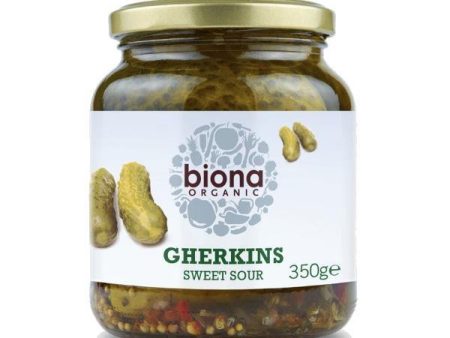 Biona Gherkins Sweet Sour - 350 gr Online now