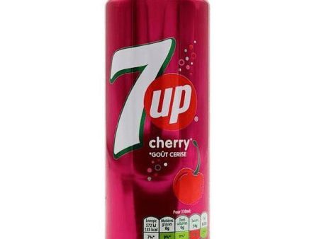 7UP Cherry Flavour Drink - Can 330ml Fashion