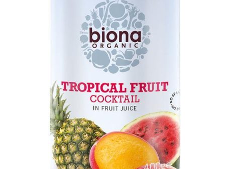 Biona Organic Tropical Fruit Cocktail in fruit juice 400gr Online now