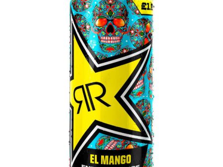 Rockstar Baja Juiced El Mango Energy Drink - can 500ml Hot on Sale