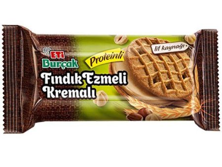 Eti Burçak Hazelnut Paste Cream Biscuit 175gr Hot on Sale