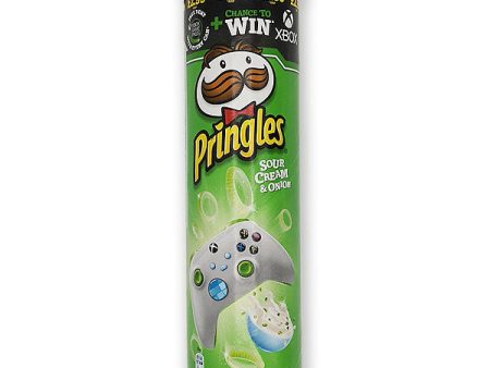 Pringles Sour Cream & Onion Flavour Potato Chips- 200gr on Sale