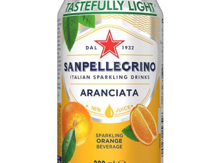 Sanpellegrino Aranciata Orange Drink - Can 330ml on Sale