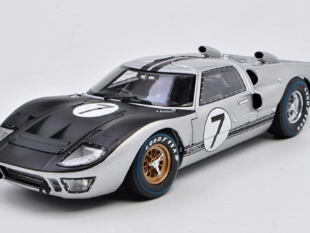 1 18 #7 1966 Ford GT40 Mk II Silver Online now