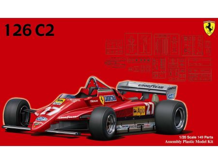 1 20 Ferrari 126 C2 1982 (GP-2) Plastic Model Kit For Cheap