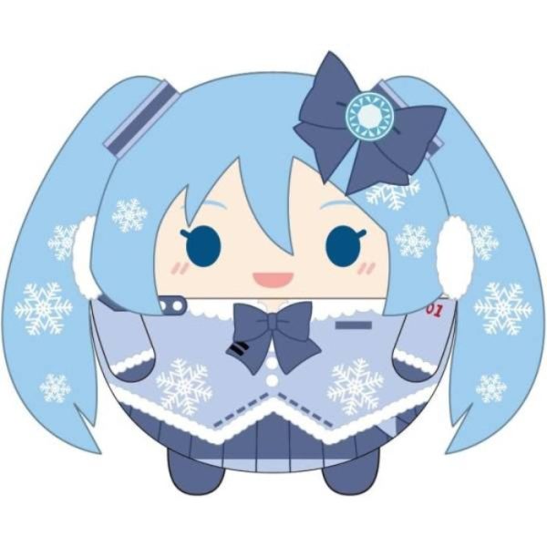 Yuki Miku 2012 Fuwa Kororin M Size C Snow Miku For Sale