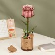 Wood Bloom Pink Rose Supply