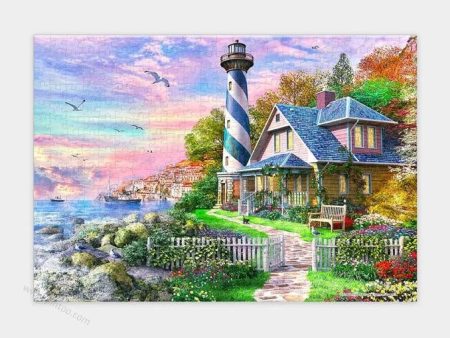 368pc Showpiece XS Dominic Davison Sea House Puzzle Online