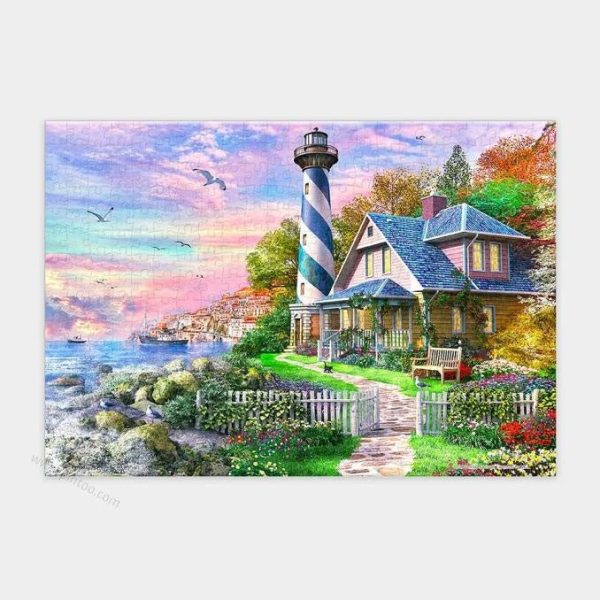 368pc Showpiece XS Dominic Davison Sea House Puzzle Online