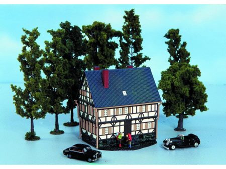 HO Half-Timbered House Kit Online now