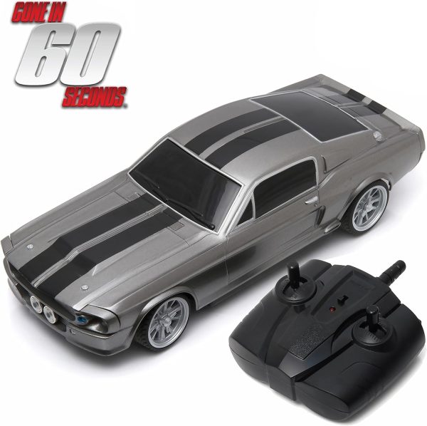 1 18 1967 Ford Mustang  Eleanor  with 2.4 GHz Remote Controller - Gone in Sixty Seconds Fashion