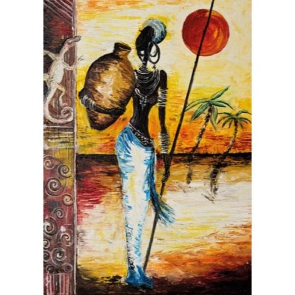 1000pc African Woman Jigsaw Puzzle Online