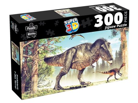 300pc Super 3D Jigsaw Puzzle - T-Rex For Sale