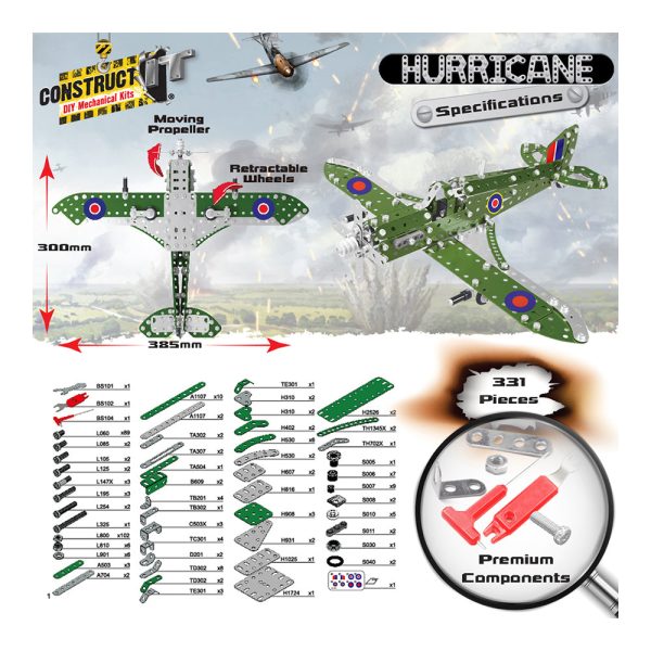 331pc Hurricane Fighter Online Sale