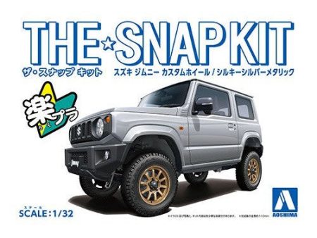 1 32 SNAP SUZUKI JIMNY CUSTOM WHEEL (Silky Silver Metallic) For Sale