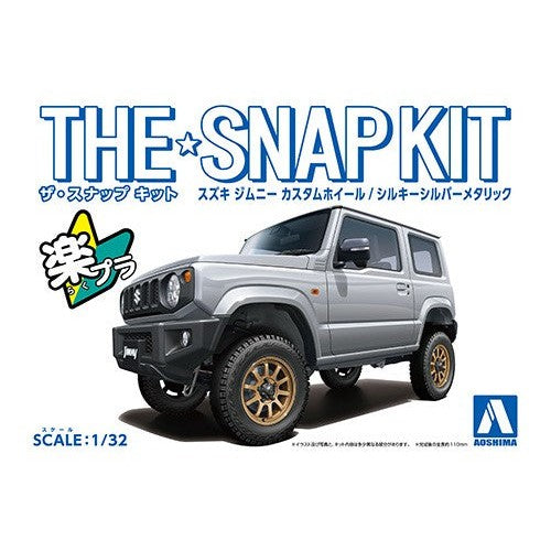 1 32 SNAP SUZUKI JIMNY CUSTOM WHEEL (Silky Silver Metallic) For Sale