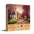 500pc Road By The Church Puzzle Cheap