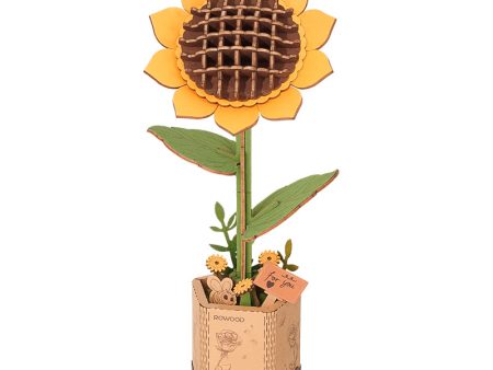 Wood Bloom Sunflower Supply