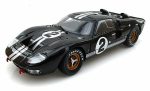 1 18 #2 1966 GT40 Mk II Black LeMans Winner Fashion