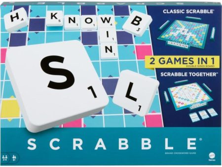 Scrabble Original and Scrabble Together 2-Games-in-1 Hot on Sale