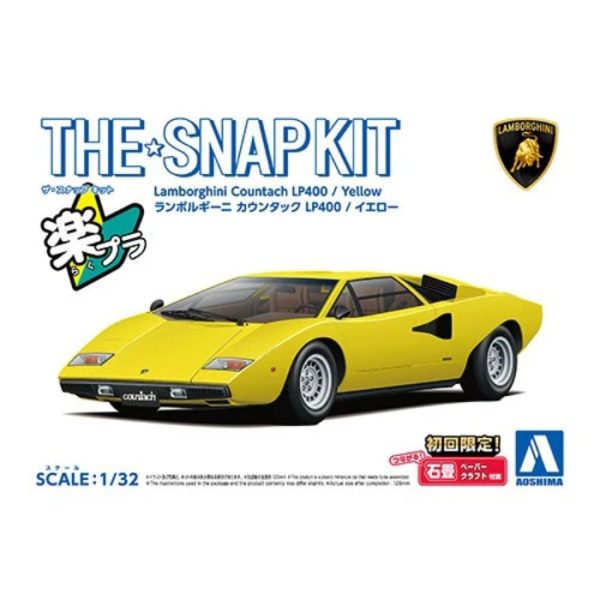 1 32 SNAP Lamborghini Countach LP400 (Yellow) Discount